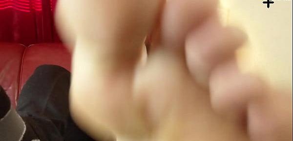 Mean Femdom CBT Foot Worship Session with Jane Judge